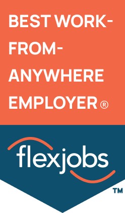 FlexJobs Best Work-From-Anywhere Employer badge